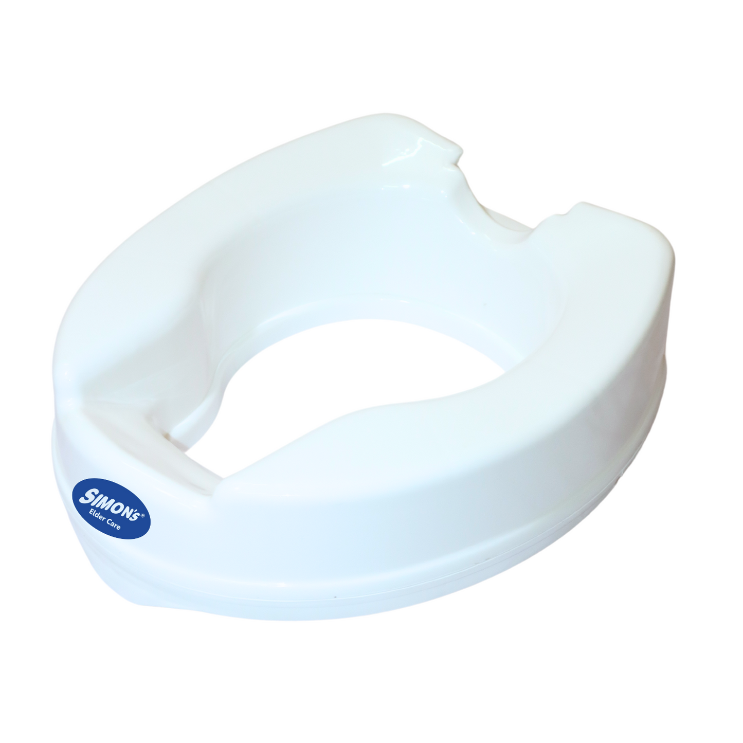 Simon’s Heavy-Duty 4 Inch Commode seat raiser – for elderly to sit and rise from commode toilets, portable seat extension for senior citizen with knee pain