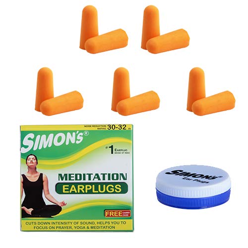 Simon's - Meditation Earplugs - 5 pair Foam