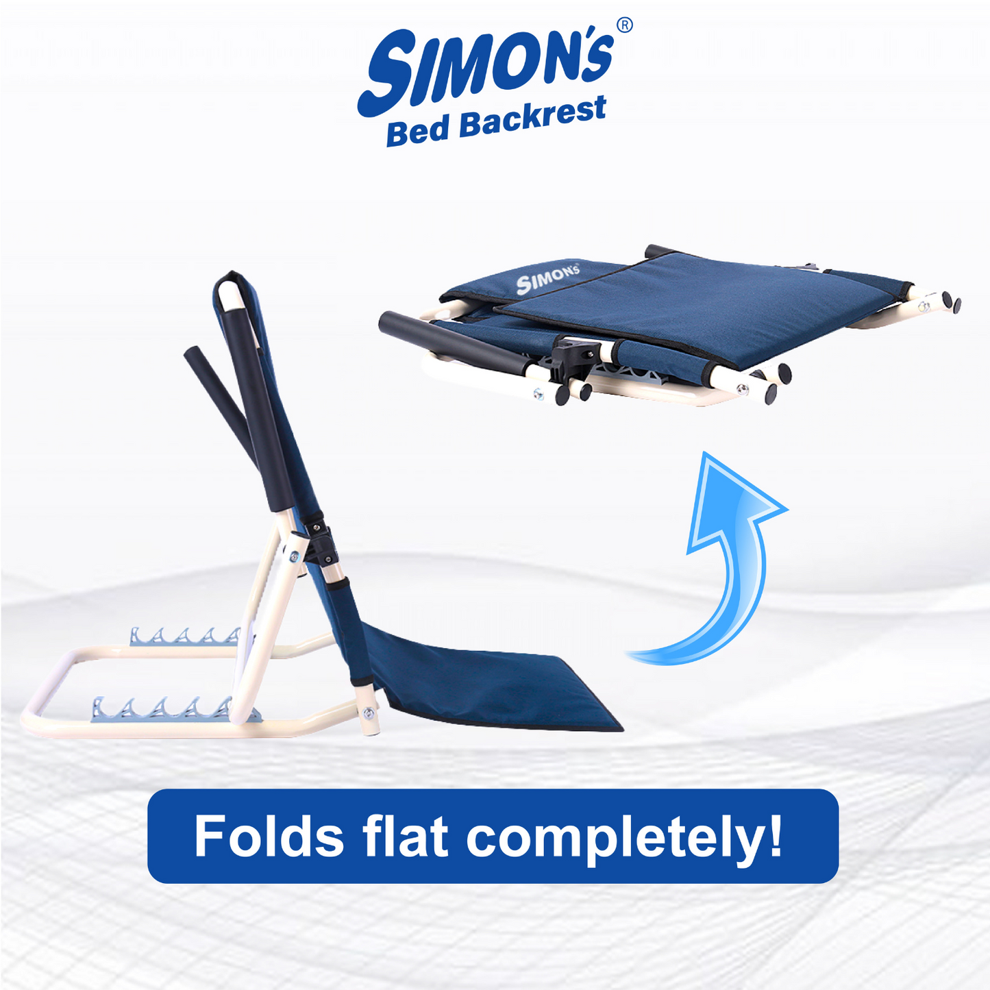 Simon's Premium Bed backrest with Handle for Elderly