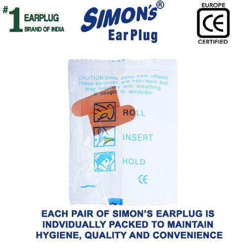 Simon's - Studywell Earplugs - 5 Pairs of Foam