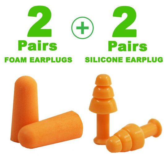 Simon's  - Meditation Earplugs - 2 Pair Silicon 2 Pair Foam