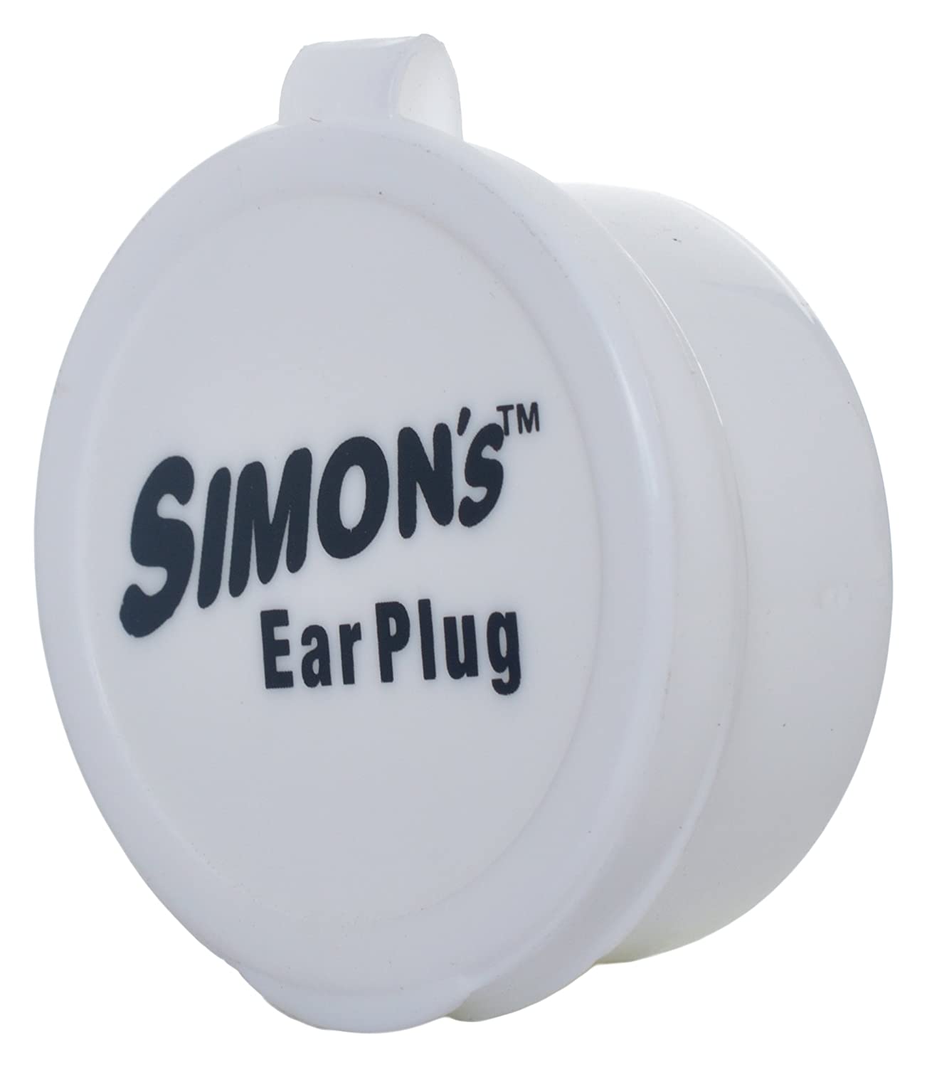 Simon's Swimwell Reusable Silicone Earplugs (2 Pairs, Orange)