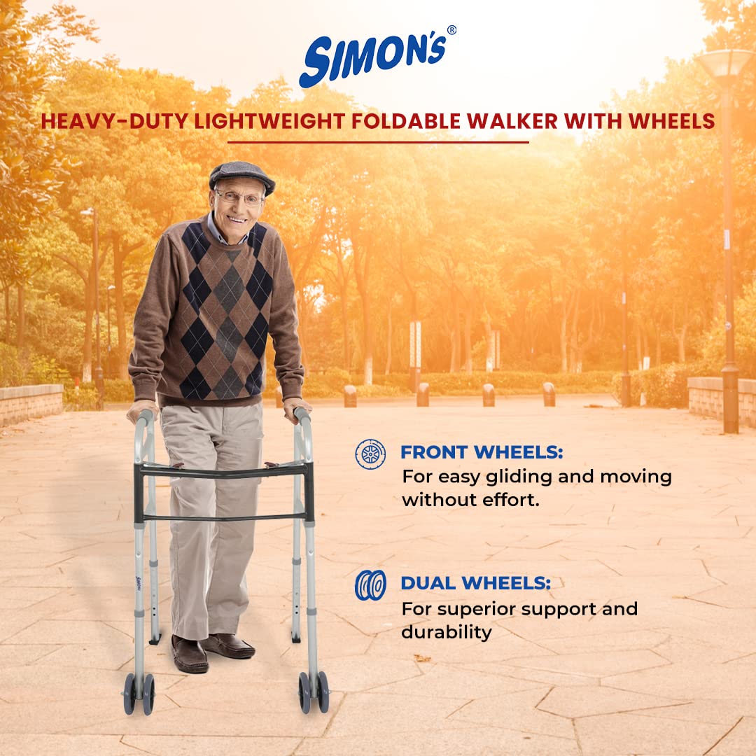 Simon's Foldable Walker With wheels