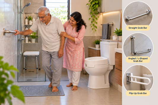 How to Choose a Grab Bar for an Elderly Parent’s Bathroom