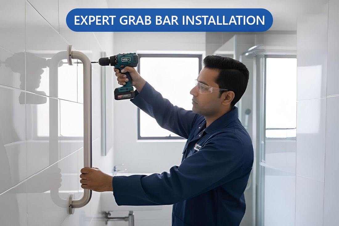 SS304 Grab Bar Installation Guide: Bathroom Safety for Seniors & Fall ...