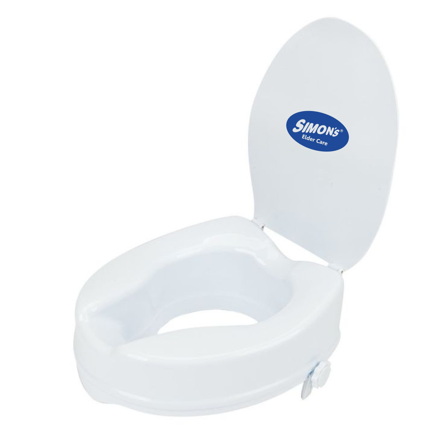 Raised Toilet Seat | Heavy-Duty 6-Inch Commode Raiser – Simonsmed