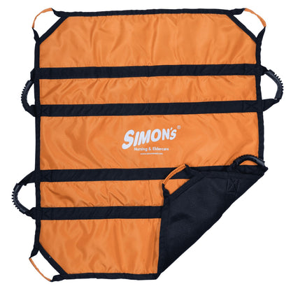 Simon's LiftPro Heavy-Duty Patient Lifting, Turning and Transfer pad, Suitable for Positioning Bed-Ridden Elderly Patients | 8 Handles, Soft Padded, Foldable Transfer Sheet, Must Have for Care givers