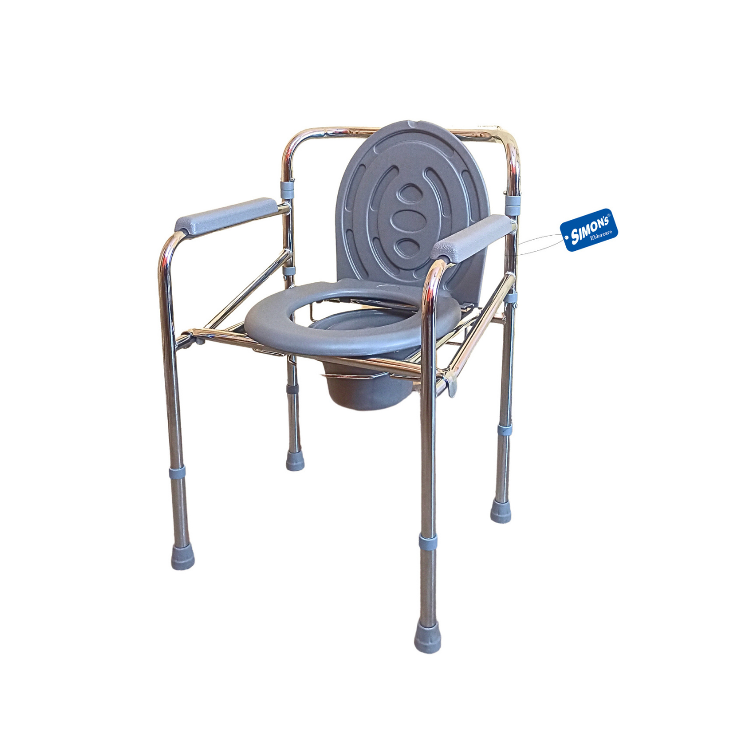 Commode Chair | Adjustable Portable Bedside Toilet Seat – Simonsmed