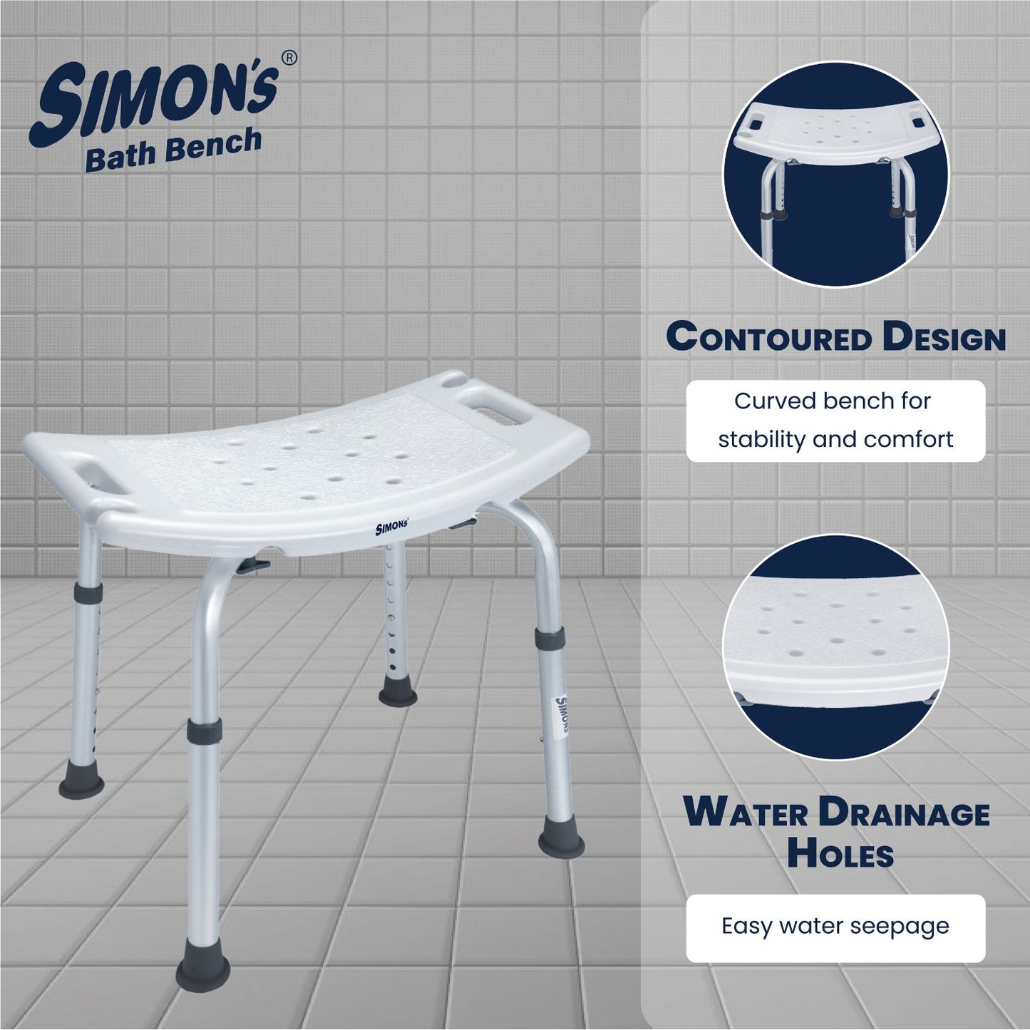 Simon's Bath Bench