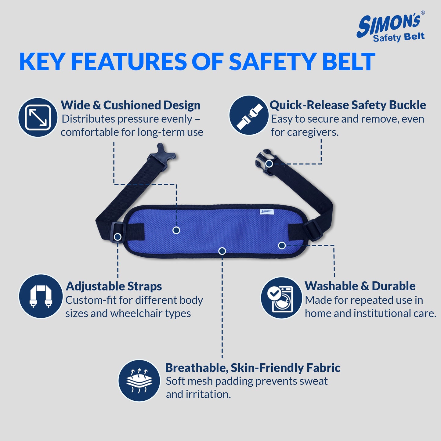 Simon’s Wheelchair Safety Belt