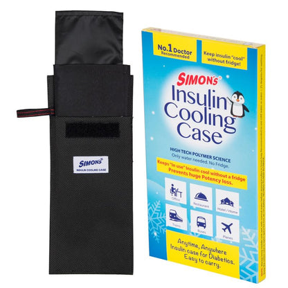 Simon's Insulin cooling case for diabetes patients, travel pouch