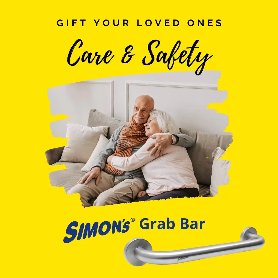 Simon's Matty 100% SS304 Grab bar | Hand rail | Bathroom safety rails | Support Handle