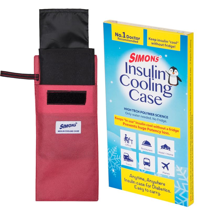 Simon's Insulin cooling case for diabetes patients, travel pouch
