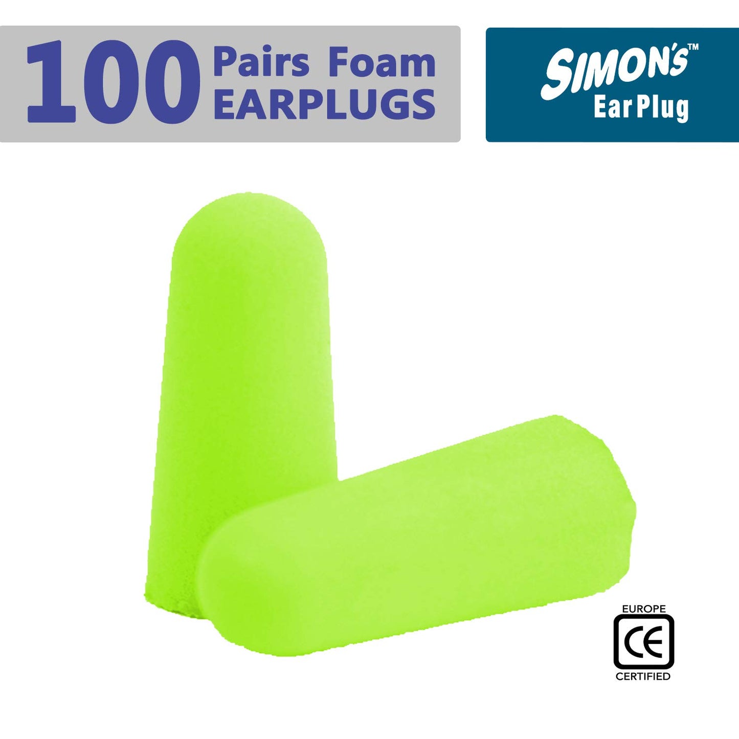 Simon's Foam  - Bulk pack 100 Pairs of Foam