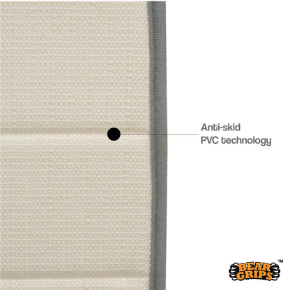 Simon's Memory Foam Bathroom Door Mat 70 cm X 45 cm  (Color: Light Grey)