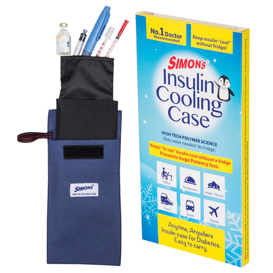 Simon's Insulin cooling case for diabetes patients, travel pouch