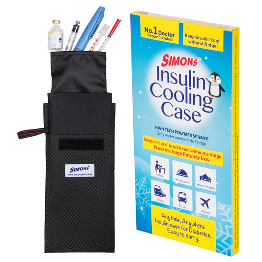 Simon's Insulin cooling case for diabetes patients, travel pouch