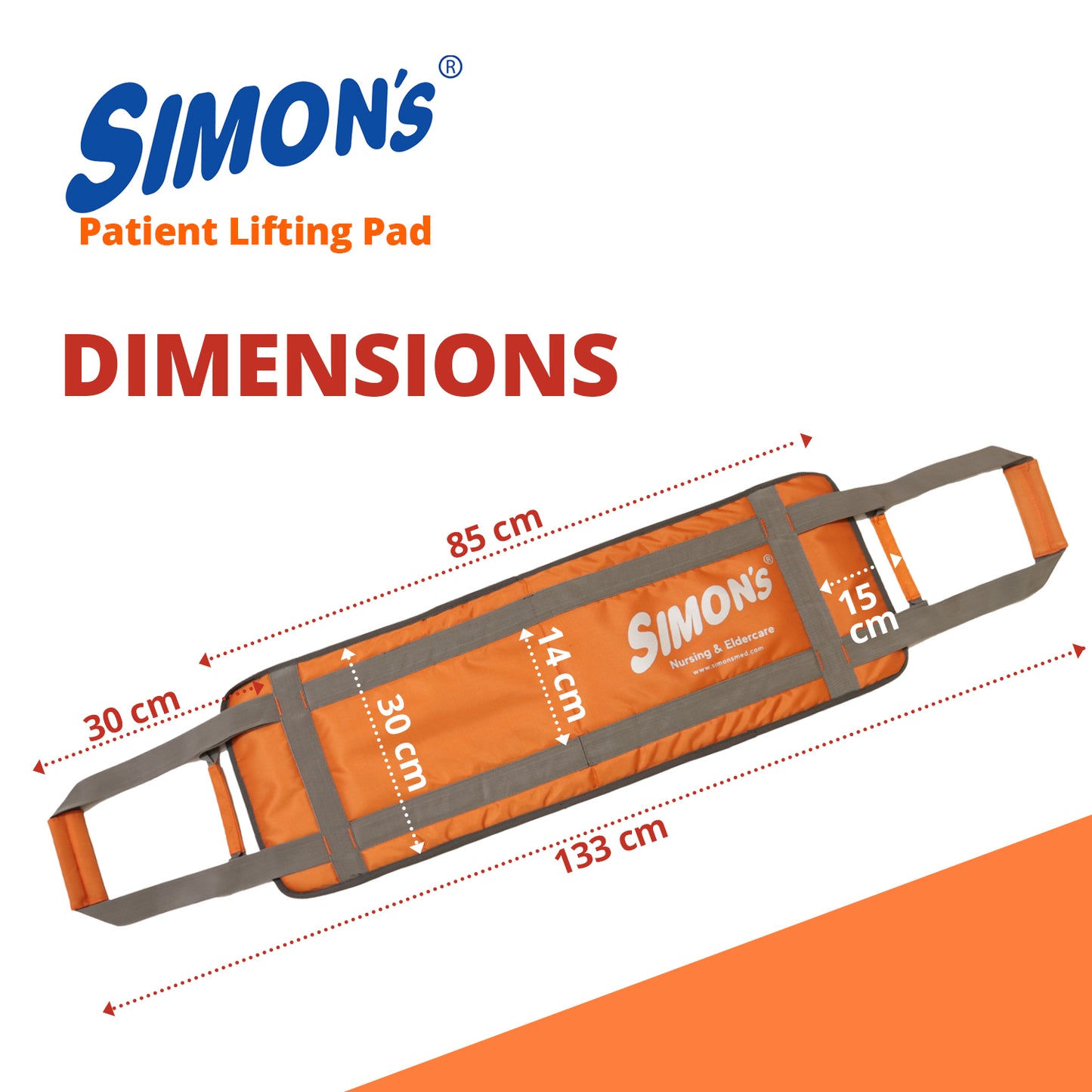 Simon's patient lifting pad for elderly - Medium