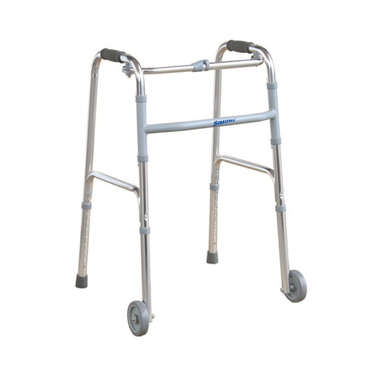 Simon's heavy-duty front wheel lightweight foldable walker
