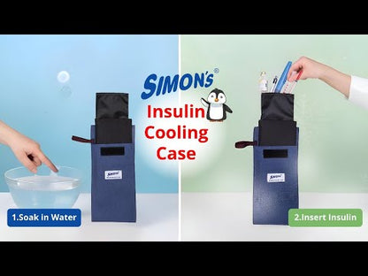 Simon's Insulin cooling case for diabetes patients, travel pouch